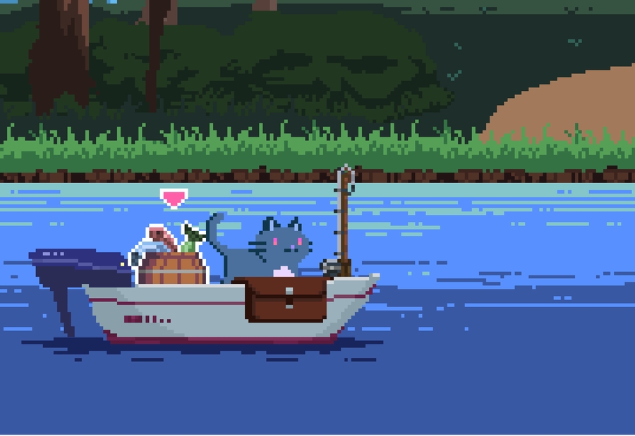 Fishing Barrel and Treasures