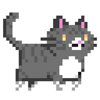 Striped Charcoal and White