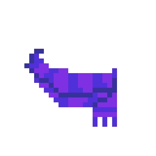 Violet Striped Scarf