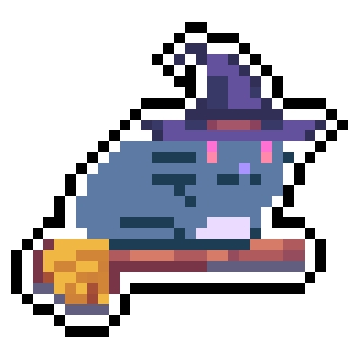 Broomstick Sticker