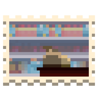 Supermarket Postcard