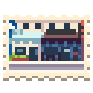 Town Square Postcard